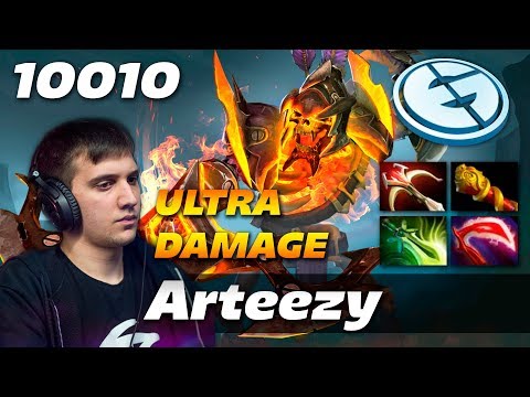 Arteezy Clinkz ULTRA DAMAGE | 10010 MMR Dota 2