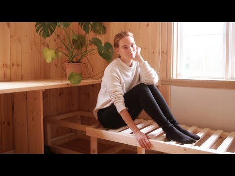 I'm making a window seat that turns into a bed (Story 66)