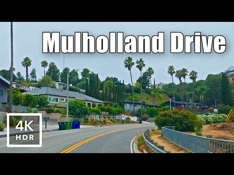 Mulholland Drive – LA's Iconic Mountain Road [4K HDR]