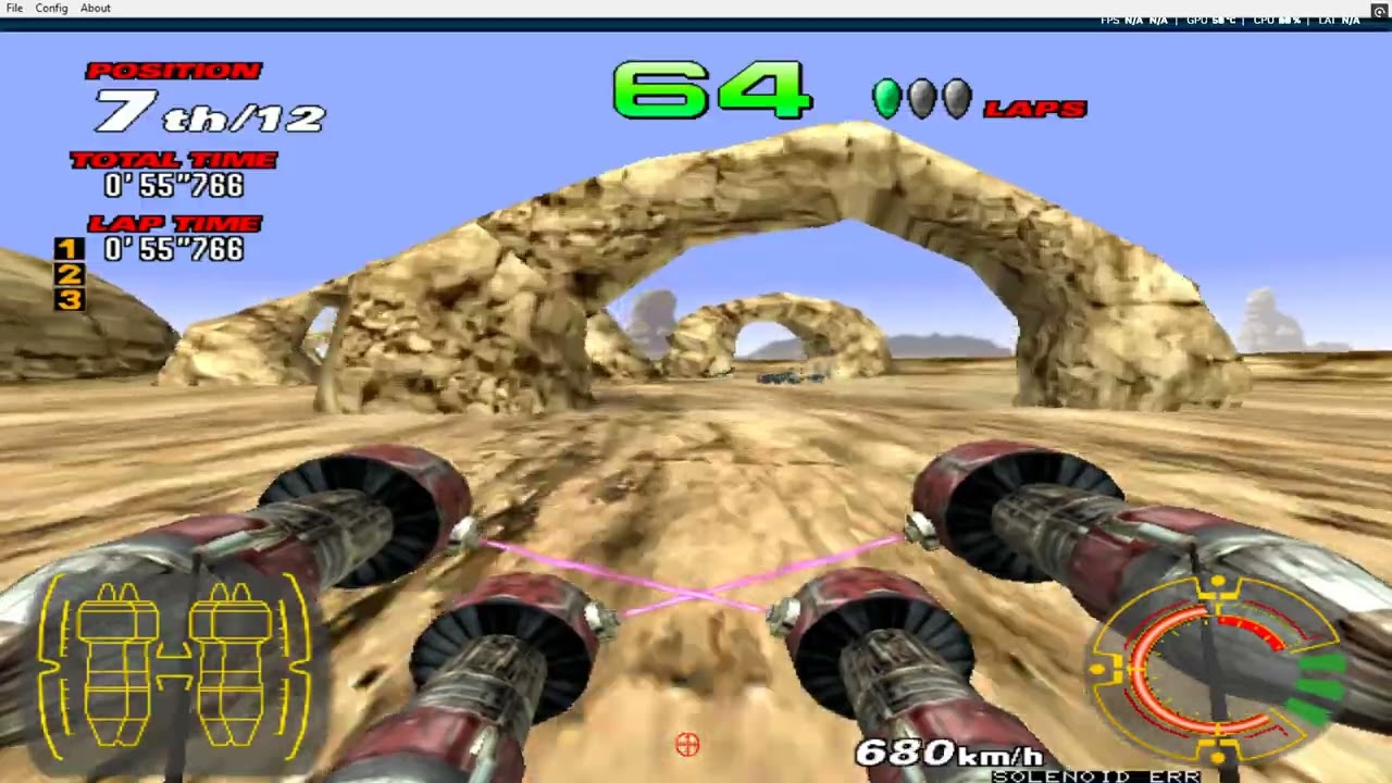 STAR WARS ARCADE RACER - BEN QUADINAROS - TATOOINE EASY/EXPERT RACES 2025 UK ARCADES 4K 2025