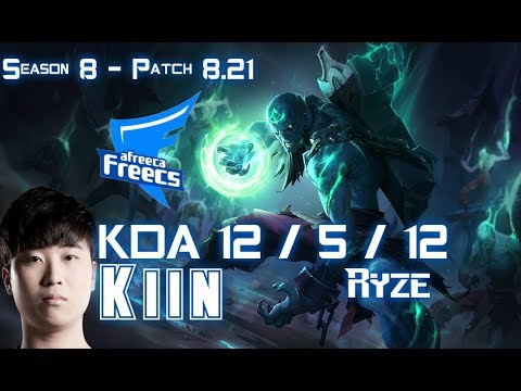 AFs Kiin RYZE vs RUMBLE Top - Patch 8.21 KR Ranked