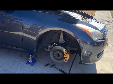 INSTALLING LOWERING SPRINGS ON MY G37!
