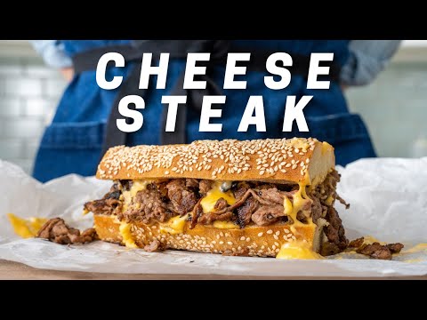 PHILLY CHEESESTEAK SANDWICH (Cheese Whiz From Scratch!)
