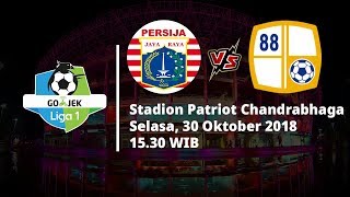 Live Streaming Indosiar Liga 1 Indonesia, Persija Jakarta Vs Barito Putera Pukul 15.30 WIB
