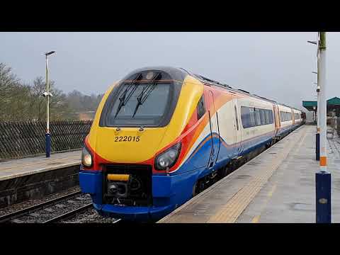 222015 departing to Sheffield and rainbow 14.03.2021