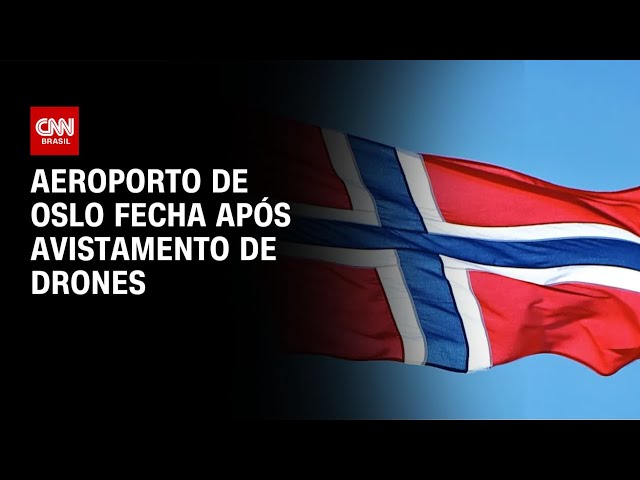 Avistamento de drones suspende pousos em aeroporto da Noruega | CNN NOVO DIA