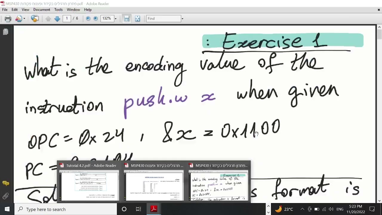 Tutorial 4 - Encoding and Formatting MSP430 and SRC processor assembly instructions