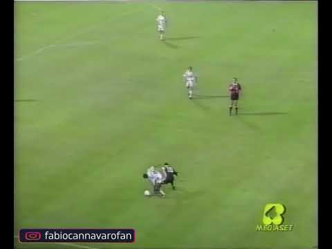 10/9/1996. Parma vs. Vitória Guimarães SC. Fabio Cannavaro highlight
