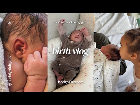 Our Birth Vlog 🤍 second baby girl | positive experience | Rara meets her baby sister 🥹