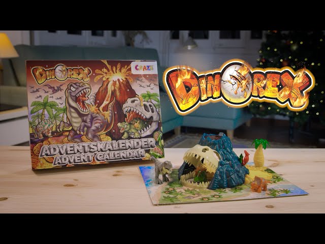 Video Teaser für 39908 CRAZE Adventskalender - Dinorex Playset