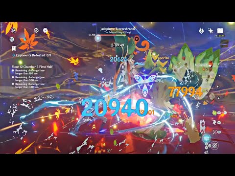 Spiral abyss 3.3 International Childe C1 speedrun 12-3-1 (16s)