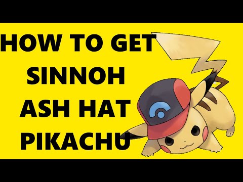 HOW TO GET SINNOH ASH HAT PIKACHU IN POKEMON SWORD AND SHIELD| Pokemon Mystery Gift
