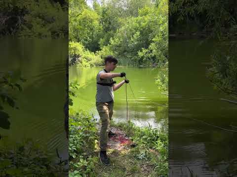 Готовый Набор для магнитной рыбалки | Нержавеющий магнит 48-1 на 70 кг + Трос 10 метров 4мм с карабином - фото 3 - id-p2623432875