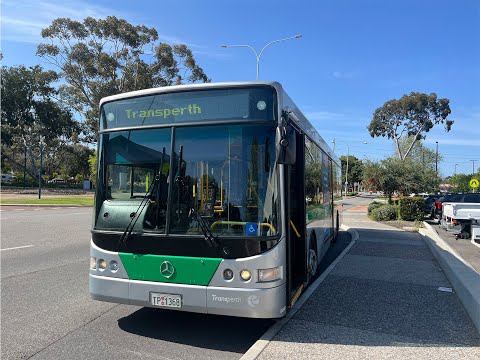 Transperth TP 1368 Mercedes Benz OC500LE CNG ZF Kickdown