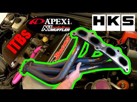 EXHAUST SYSTEM UPGRADE ON MY ALTEZZA WITH ITBs