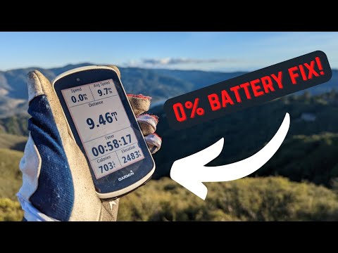 HOW TO: Garmin Edge Battery Drain Fix! // Complete Tutorial
