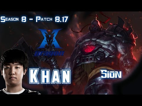 KZ Khan SION vs URGOT Top - Patch 8.17 KR Ranked