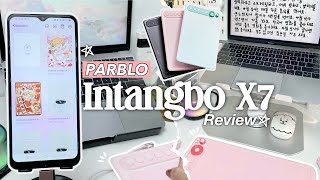 PARBLO Intangbo X7 Pen Tablet Review After 3 Months (Delay Time?) ❤︎ Emmy Lou