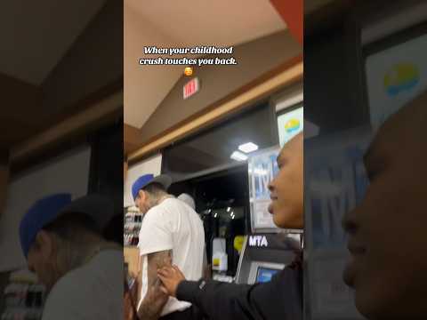 Chris Brown’s Reaction to a Fan’s Tap