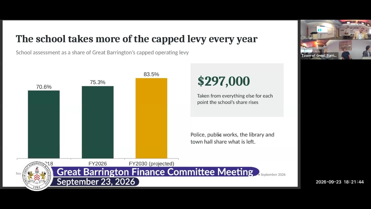 From the Finance Committee