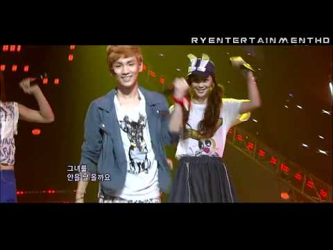 [HD][110710] f(x) & SHINee - Hello (720p) Live