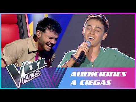Bruno Rocha canta "El tipo de la radio" | Audiciones a Ciegas | La Voz Kids Uruguay 2025