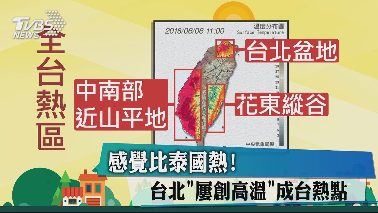 感覺比泰國熱! 台北「屢創高溫」成台熱點