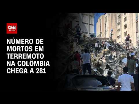 Número de mortos após terremoto na Colômbia sobe para 281 | CNN NOVO DIA