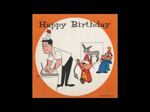 Dave Seville & The Chipmunks - Birthday Card