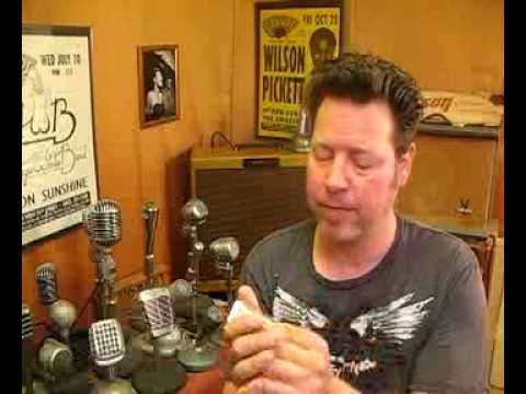 Astatic JT-30 with 1970s Shure Controlled Magnetic Element--Bullet Harp Mic