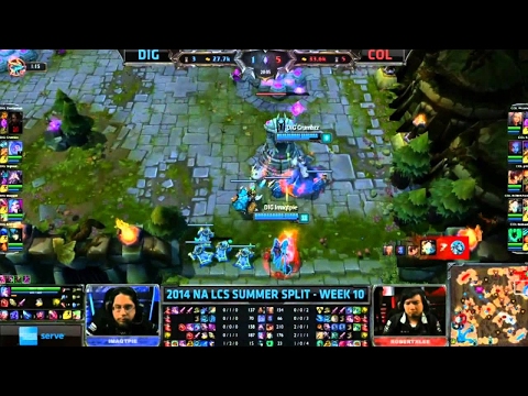 DIG vs COL - 2014 NA LCS W10D2