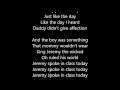 Pearl Jam - Jeremy - Lyrics Scrolling