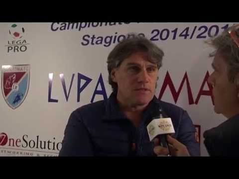 Intervista a mister Alessandro Cucciari alla vigilia di Lupa Roma - Ischia