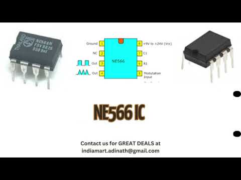 Ne566 voltage-controlled oscillator ic, for electronics