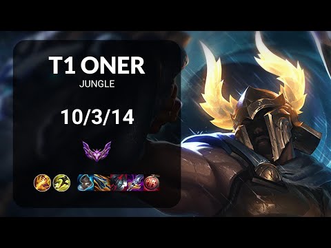 T1 Oner Pantheon vs Any Croco Karthus JUNGLE - KR MASTER Patch 15.7