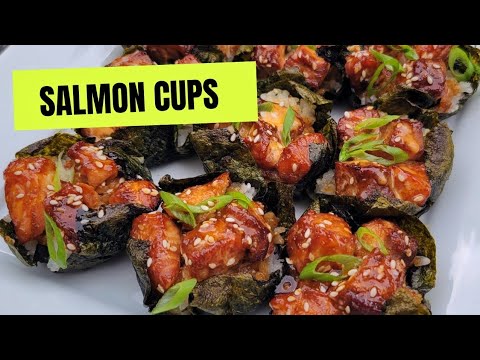 BAKED SALMON CUPS
