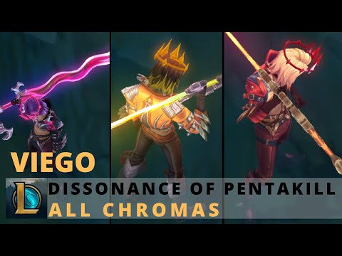 Dissonance of Pentakill Viego All Chromas - League of Legends