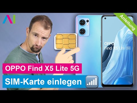 OPPO Find X5 Lite 5G - SIM-Karte einlegen • 🂠 • 📲 • 📡 • Anleitung | Tutorial