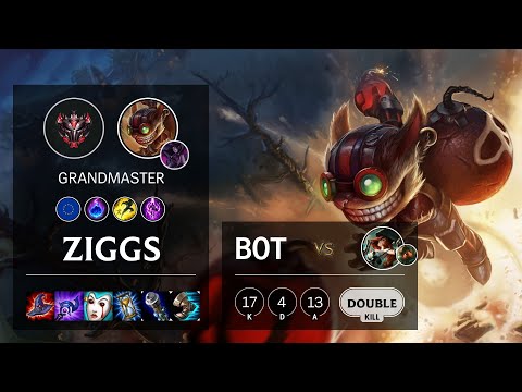 Ziggs Bot vs Miss Fortune - EUW Grandmaster Patch 10.22