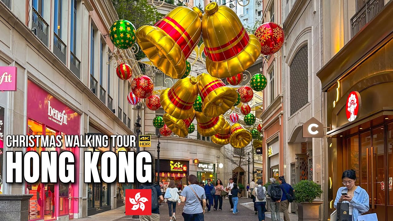 Immersive street-level walking tour through Hong Kong Central, Hong Kong, showcasing authentic urban landscapes, local architecture, and the vibrant atmosphere of the city's neighborhoods