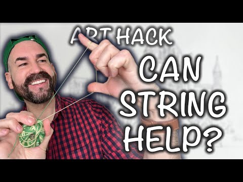STRING HACK FOR PERFECT PERSPECTIVE? | Does it work?