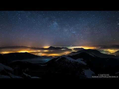 Terchová,Ján.Diery,M.V Rozsutec v zime-Time lapse
