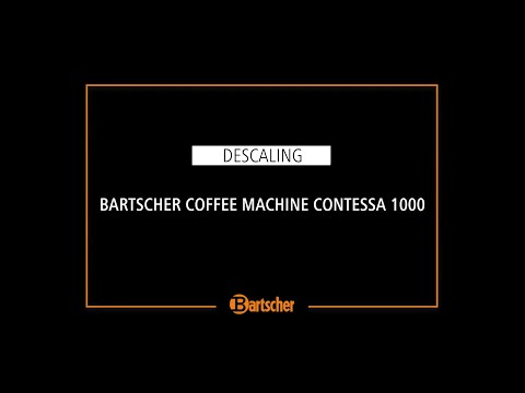 Bartscher Kaffeemaschine Contessa 1000 - Descaling