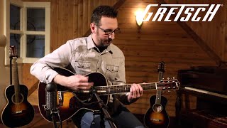 Video thumbnail for Gretsch Roots G9531 Style 3 Double-0 “Grand Concert” Acoustic | Featured Demo | Gretsch Guitars by Gretsch Guitars