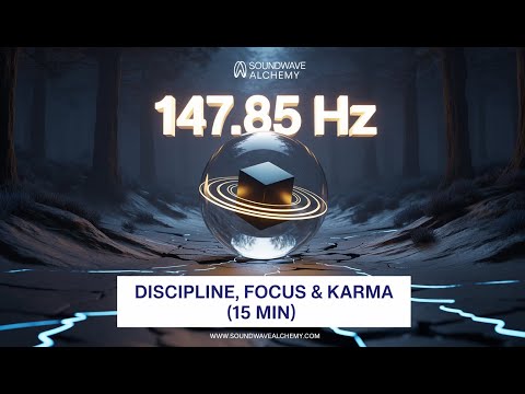 Saturn Frequency: Establish Order & Clear Karmic Blocks (147.85 Hz) | Pure Tone & Nature