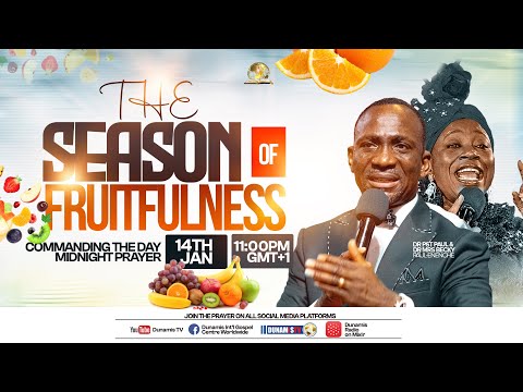 MID NIGHT PRAYER COMMANDING THE DAY || THE SEASON OF FRUITFULNESS ||. 14-01-2025