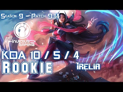 IG Rookie IRELIA vs SYLAS Mid - Patch 9.14 KR Ranked