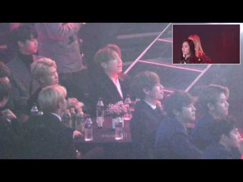 repost seoul music award 2017 BTS EXO reaction to BLACKPINK