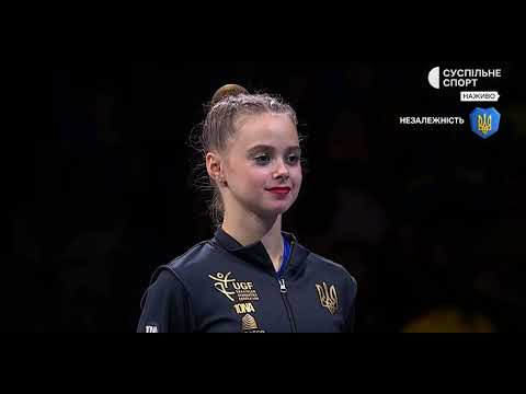 Award Ceremony Ribbon Final - T. Onofriichuk 🥉 - World Championships Rio de Janeiro 2025