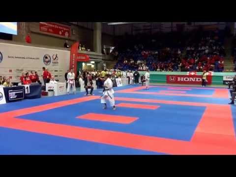 42nd Junior European karate championships - junior kata male - Kieran Nunkoo - Unshu